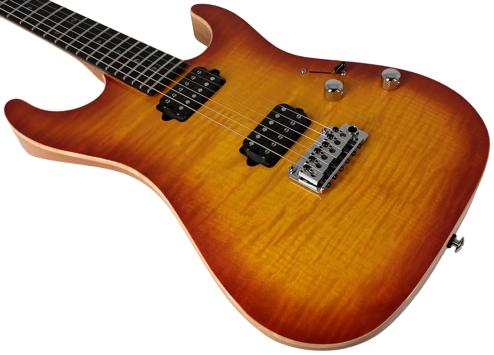 Suhr Select Standard Mahogany HH Guitar, Suhr Burst - Image 4
