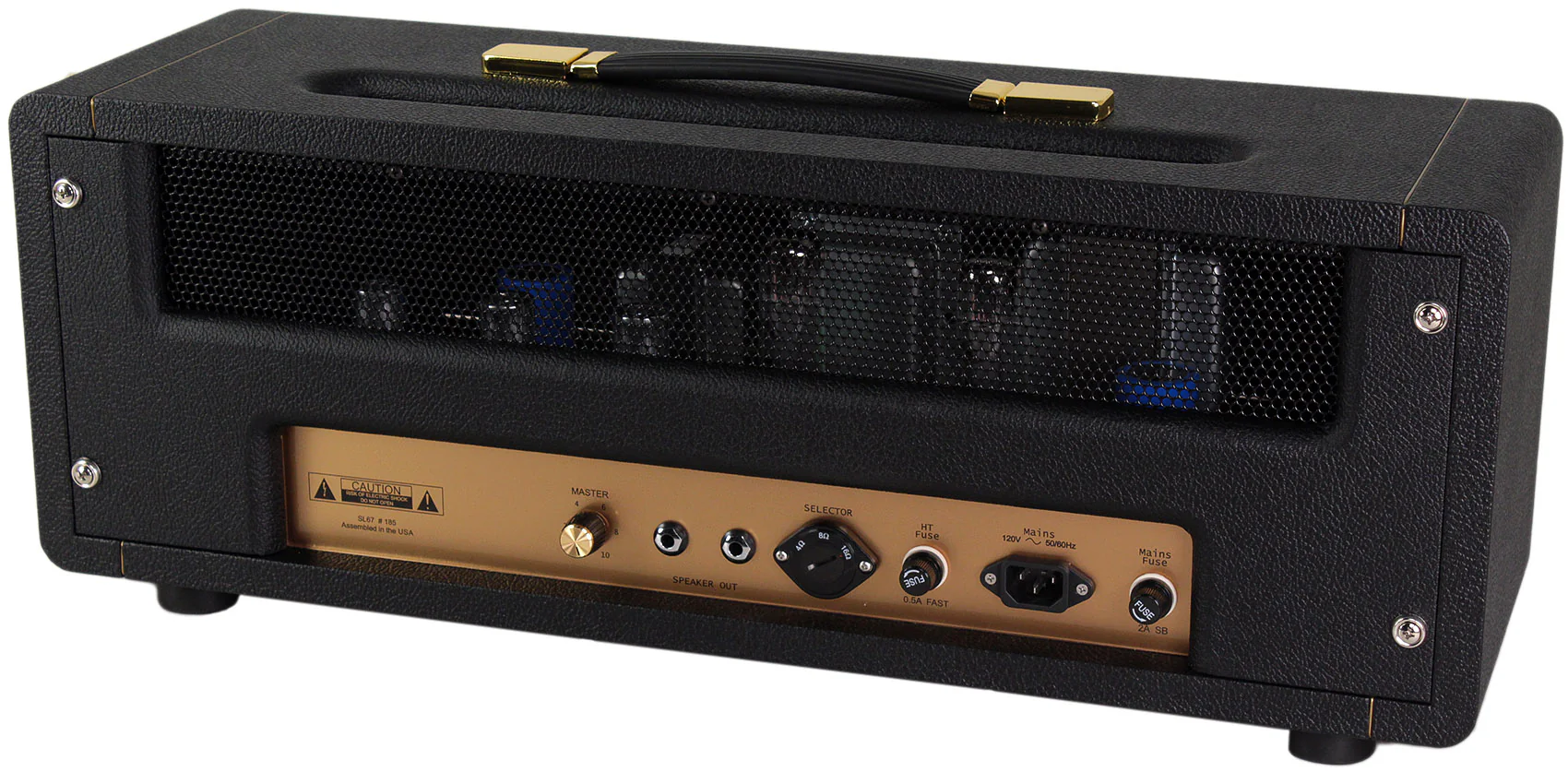 Suhr SL67 Hand Wired 50 Watt Head, 2x12 Deep Cab, Gold Grille - Image 4