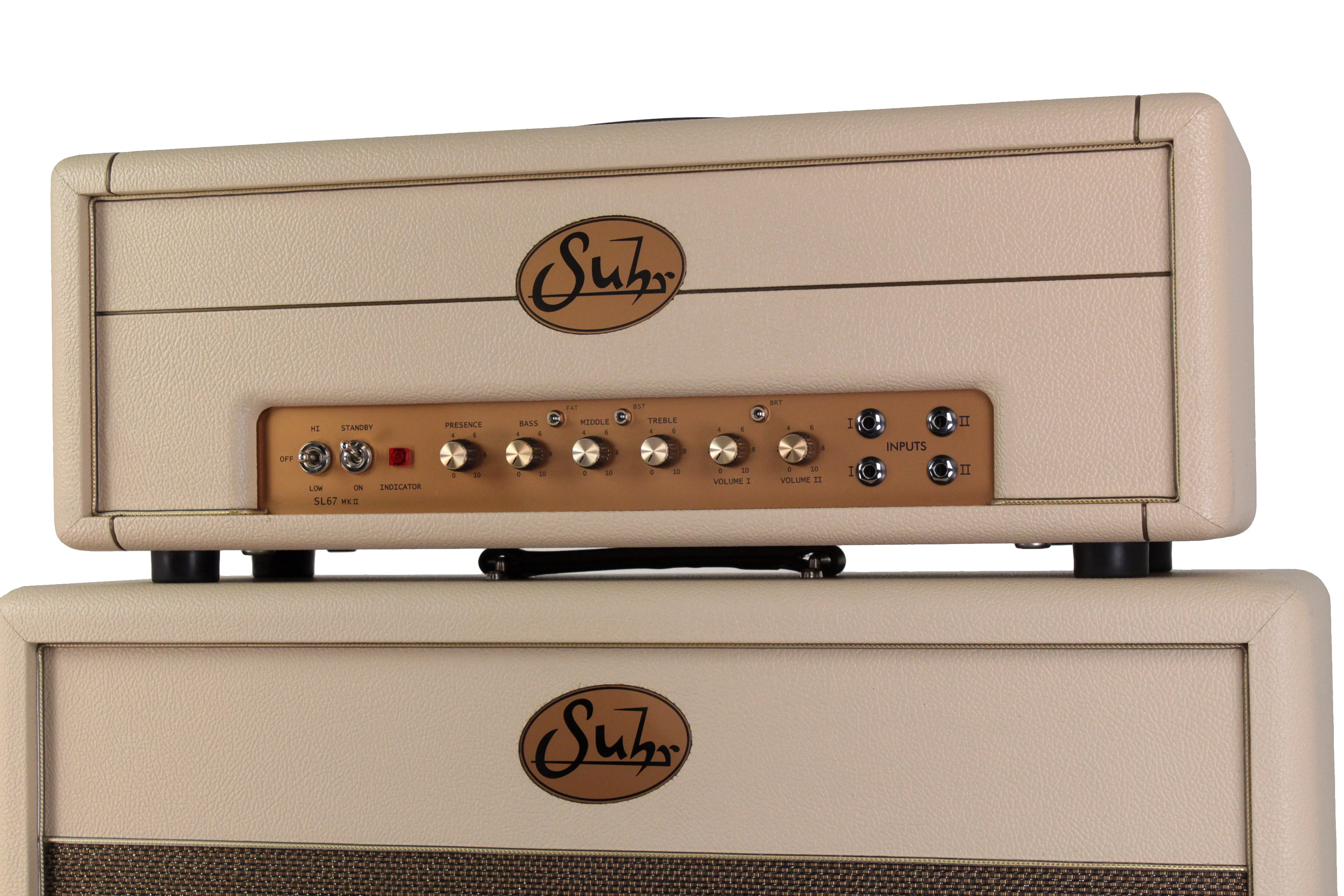 Suhr SL67 MkII Hand Wired 50 Watt Head, 2x12 Cab, Limited Vintage Creme - Image 7