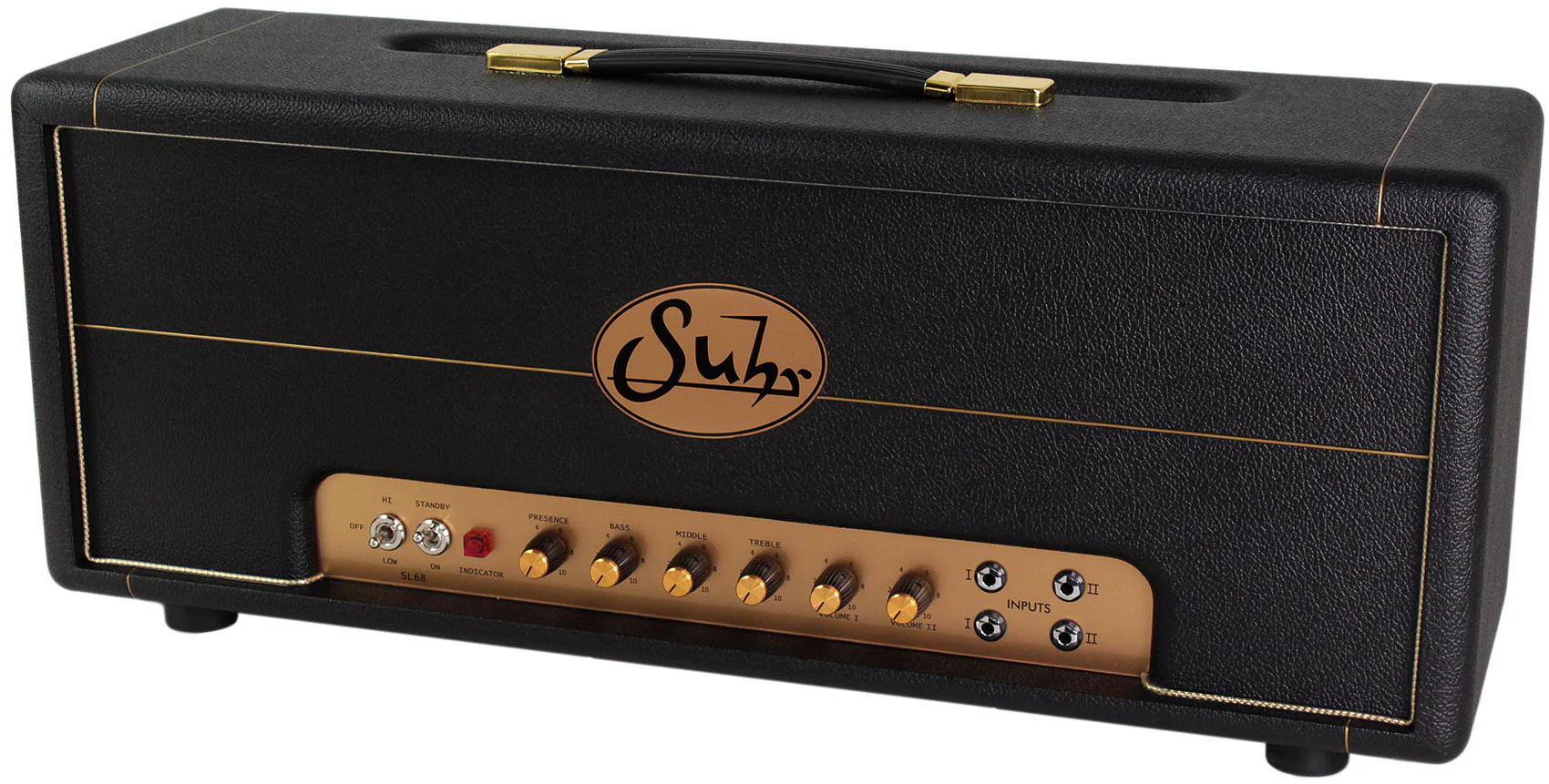 Suhr SL68 Hand Wired 100 Watt Head, 2x12 Cab, Gold Grille - Image 2