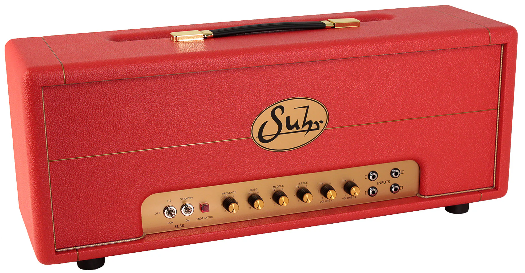 Suhr SL68 Hand Wired 100 Watt Head, Custom Red - Image 3