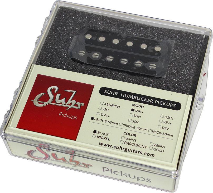 Suhr SSH+ 53mm Bridge, SSV Neck Pickup Set, Black - Image 3