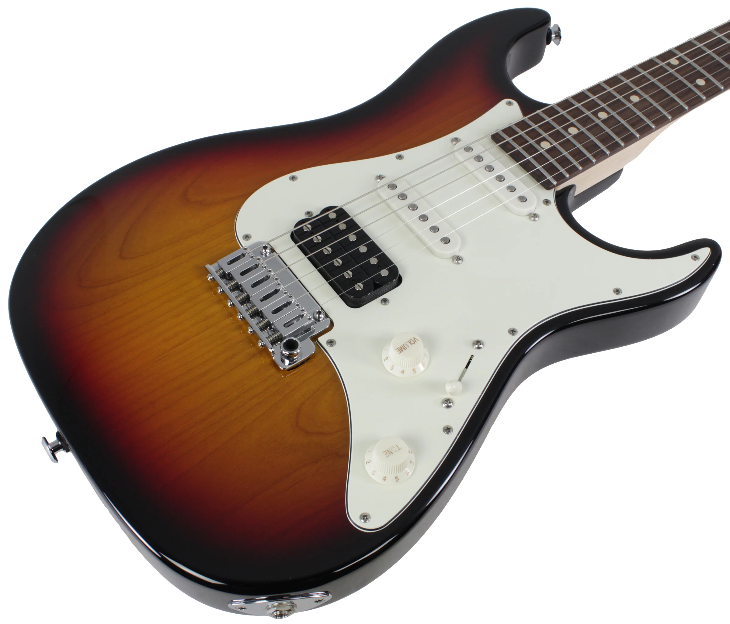 Suhr Standard Guitar, 3-Tone Sunburst, Rosewood - Image 2
