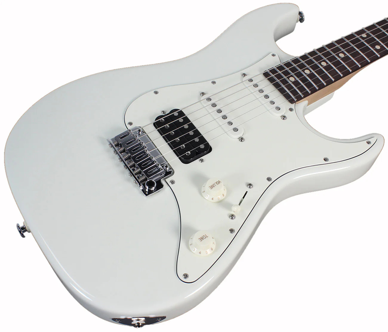 Suhr Standard Guitar, Olympic White, Rosewood - Image 5
