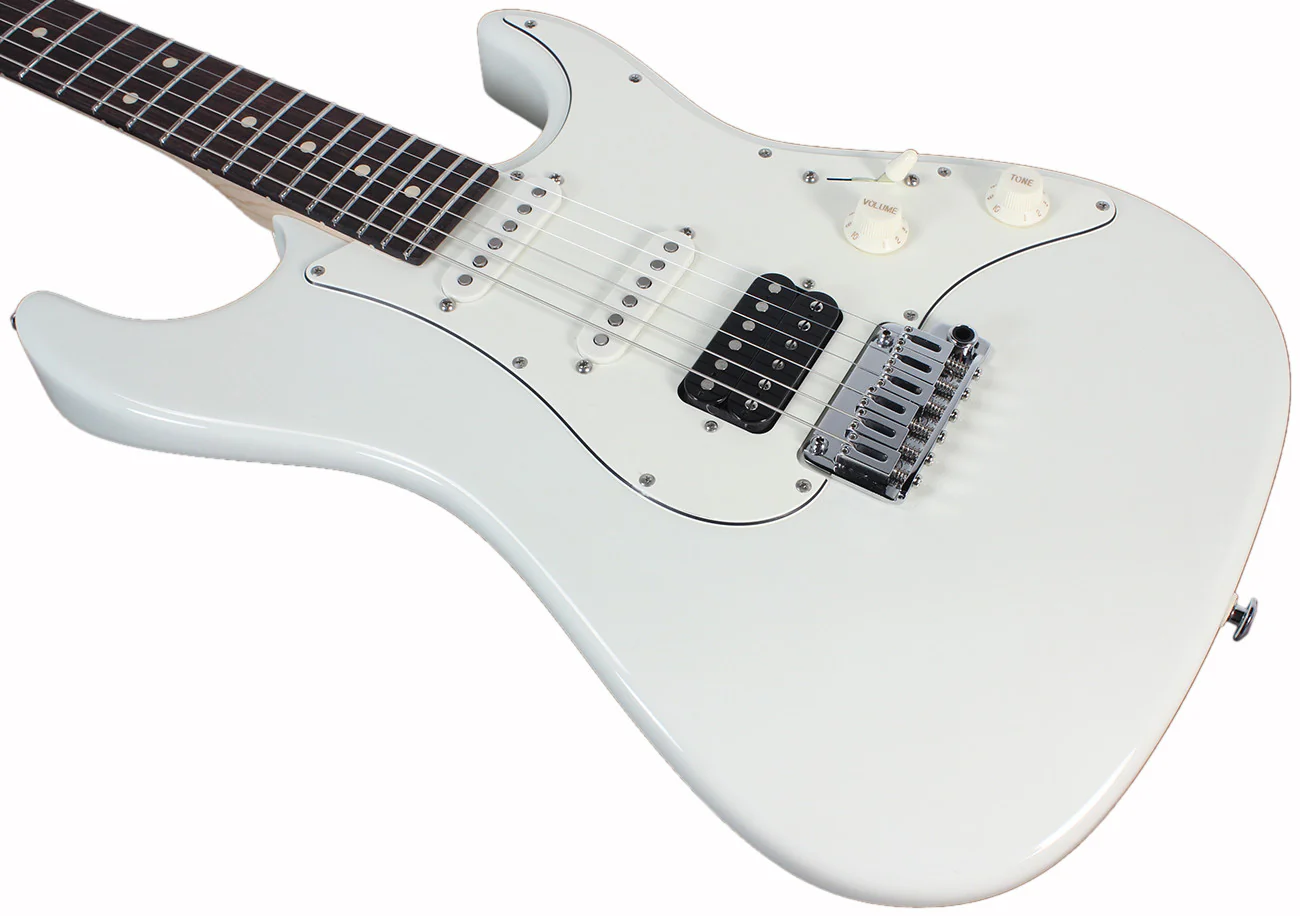 Suhr Standard Guitar, Olympic White, Rosewood - Image 6