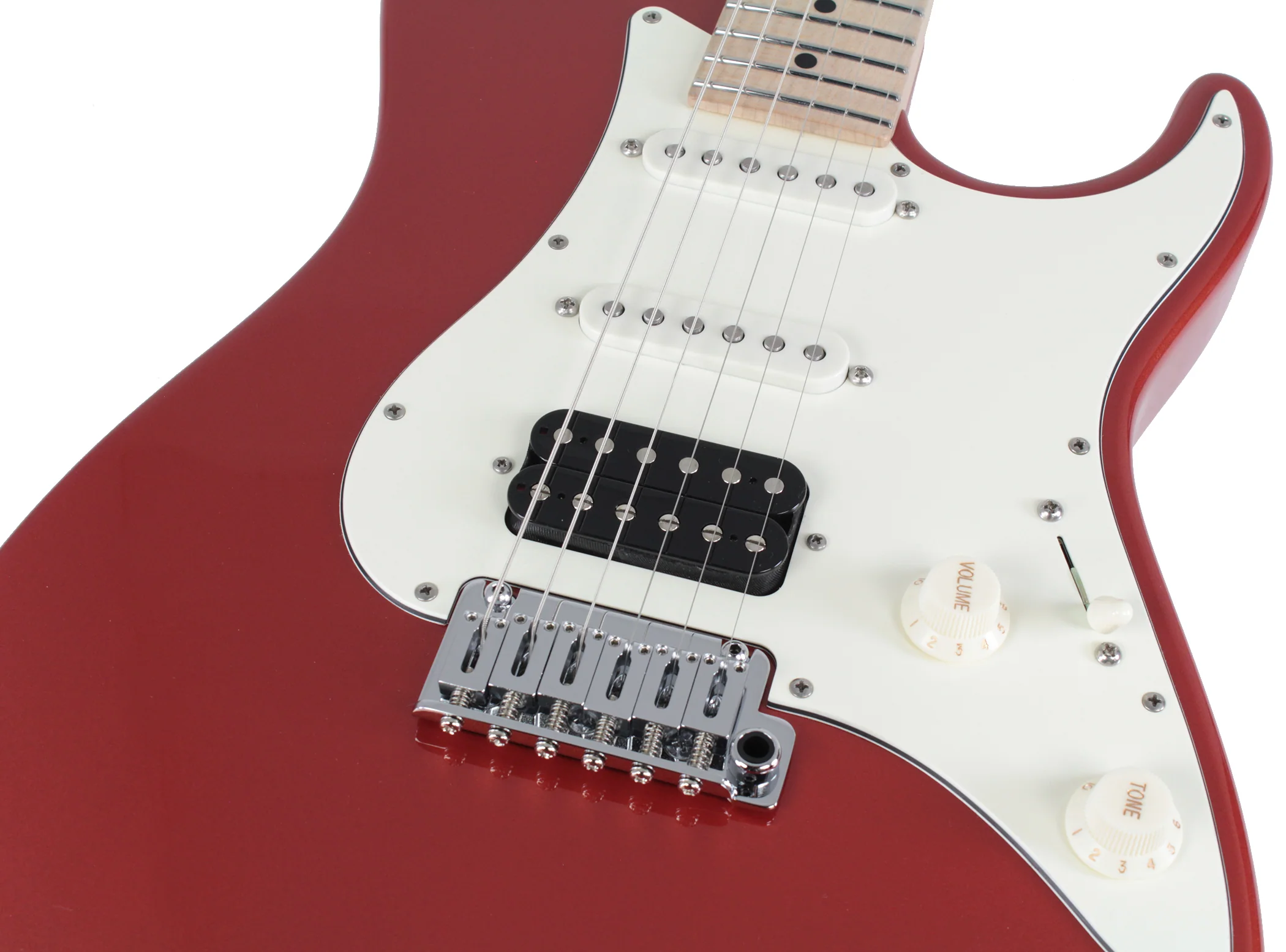Suhr Standard Guitar, Orange Crush Metallic, Maple - Image 3