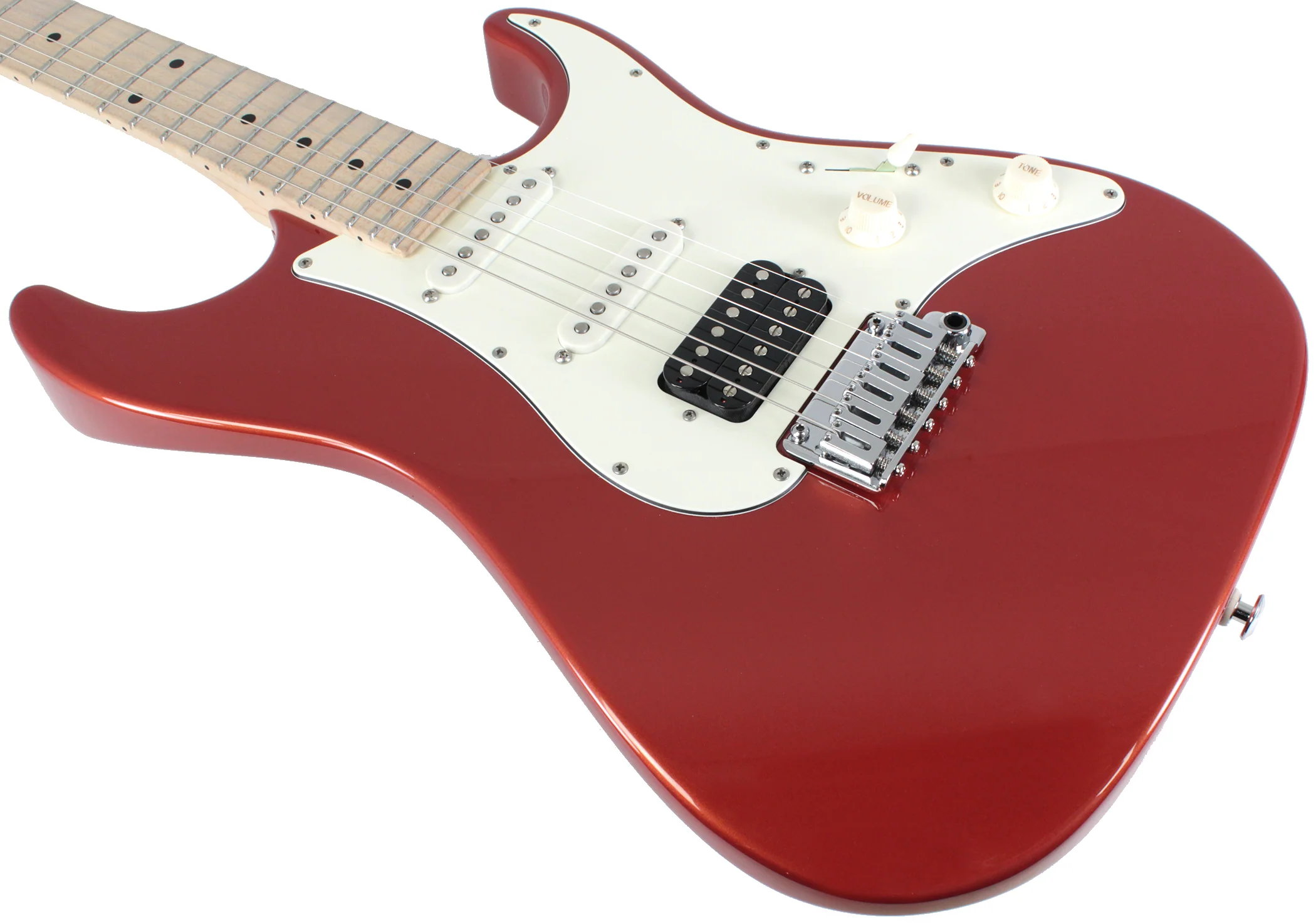 Suhr Standard Guitar, Orange Crush Metallic, Maple - Image 4