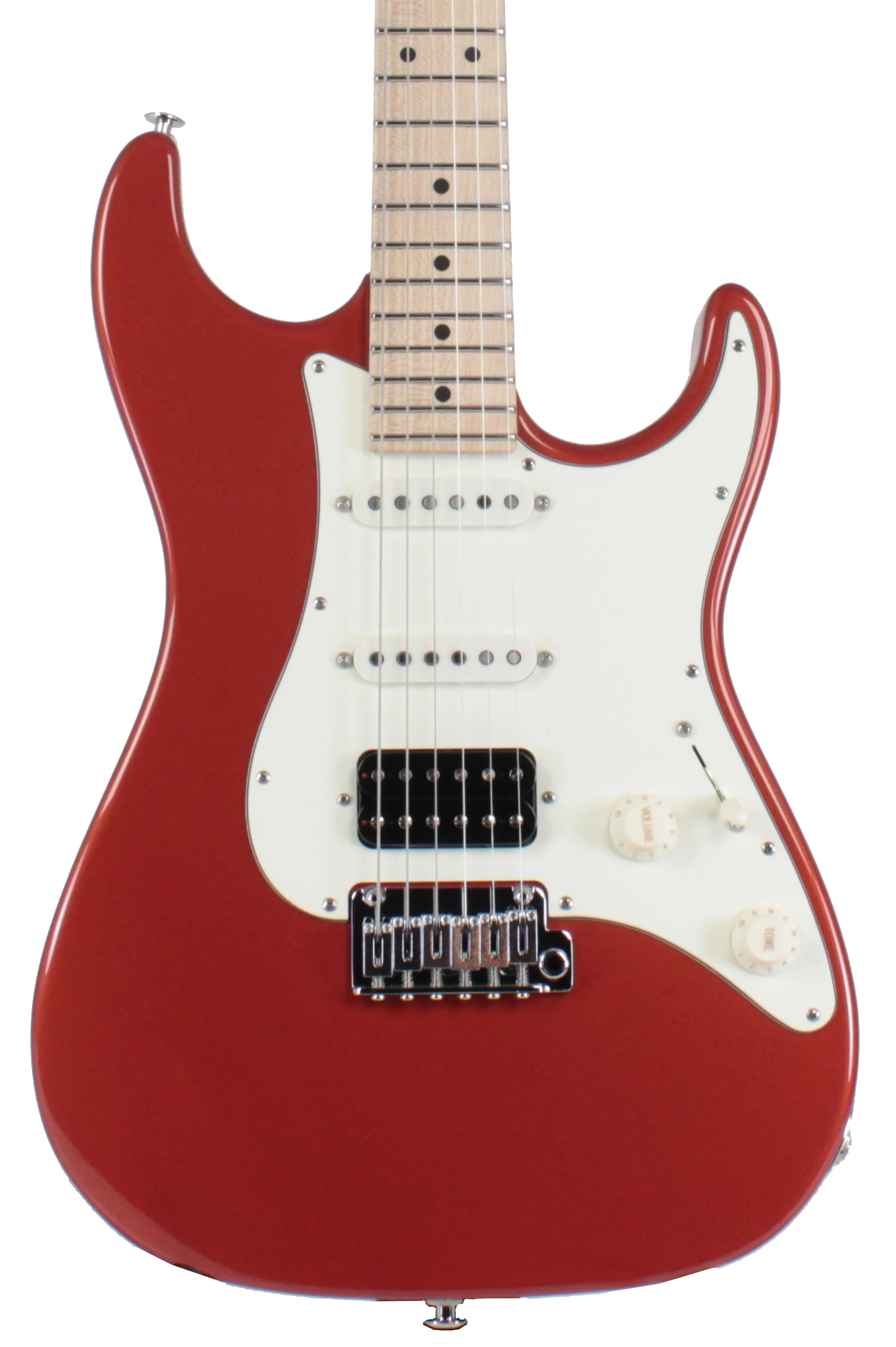Suhr Standard Guitar, Orange Crush Metallic, Maple - Image 5