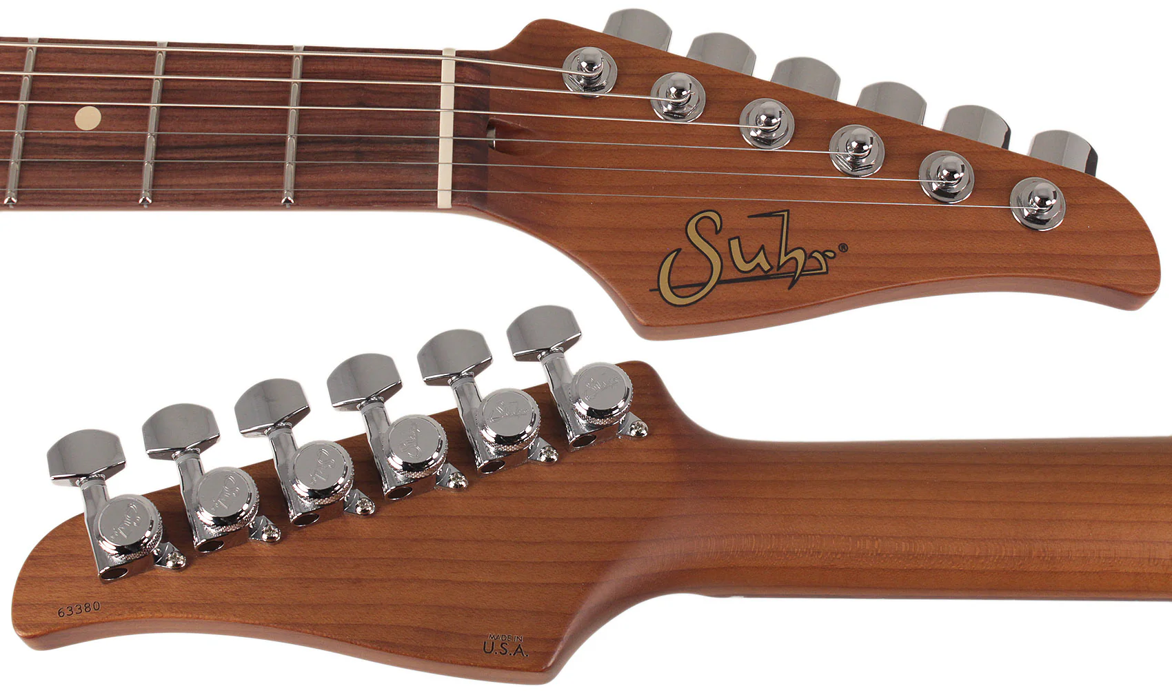 Suhr Standard Plus Guitar, Bahama Blue, Pau Ferro - Image 7