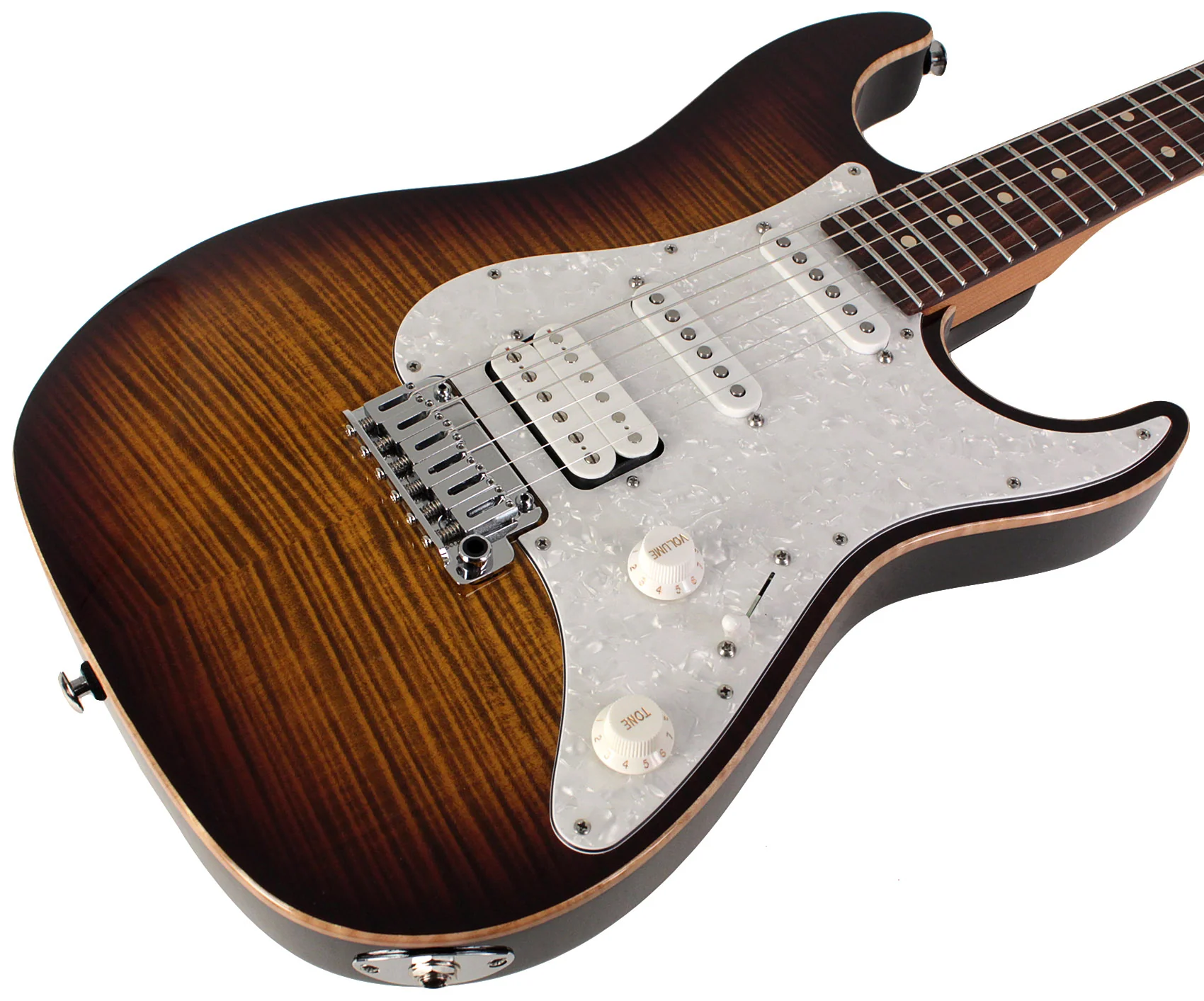 Suhr Standard Plus Guitar, Bengal Burst, Pau Ferro - Image 2