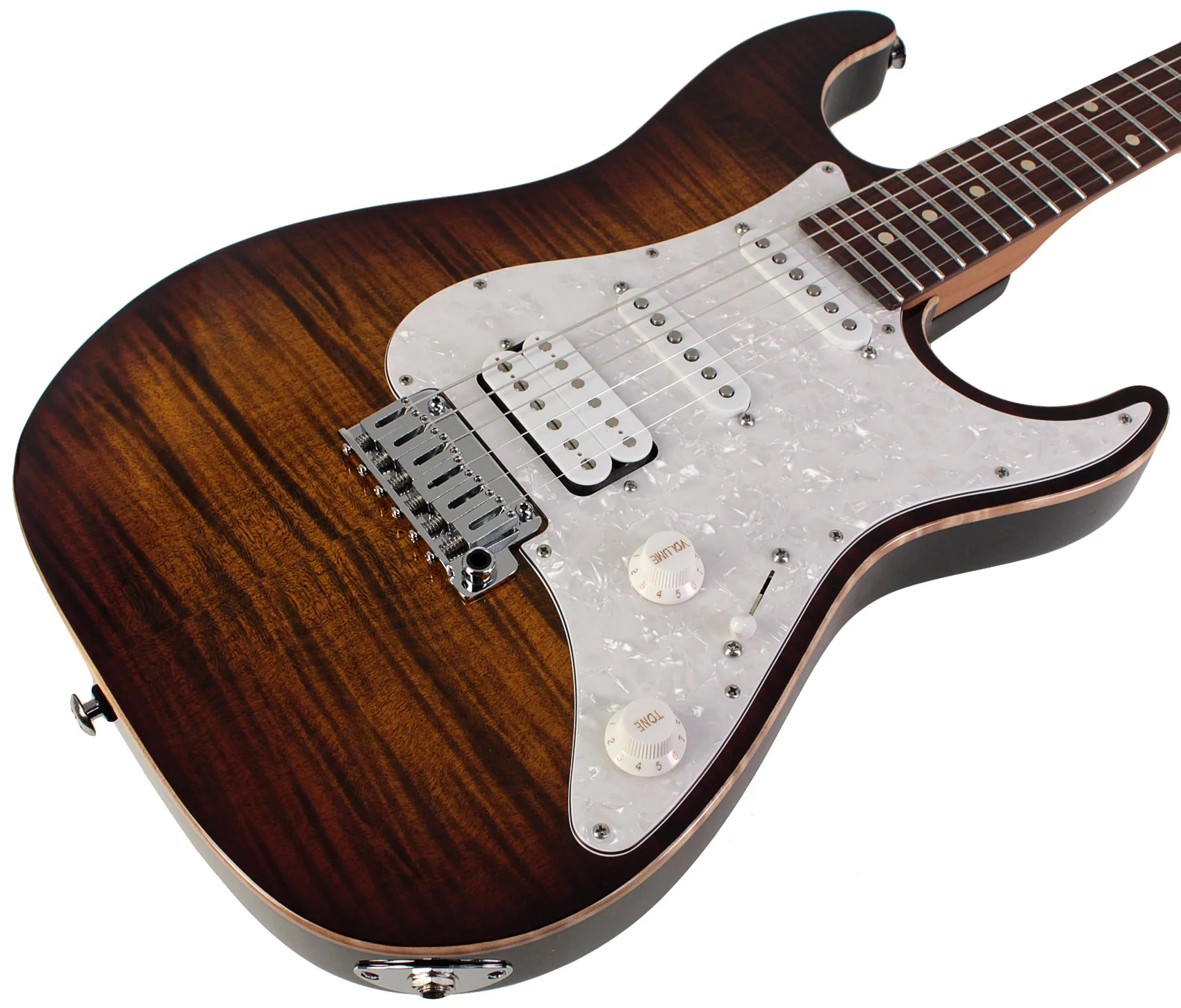 Suhr Standard Plus Guitar, Bengal Burst, Pau Ferro - Image 2