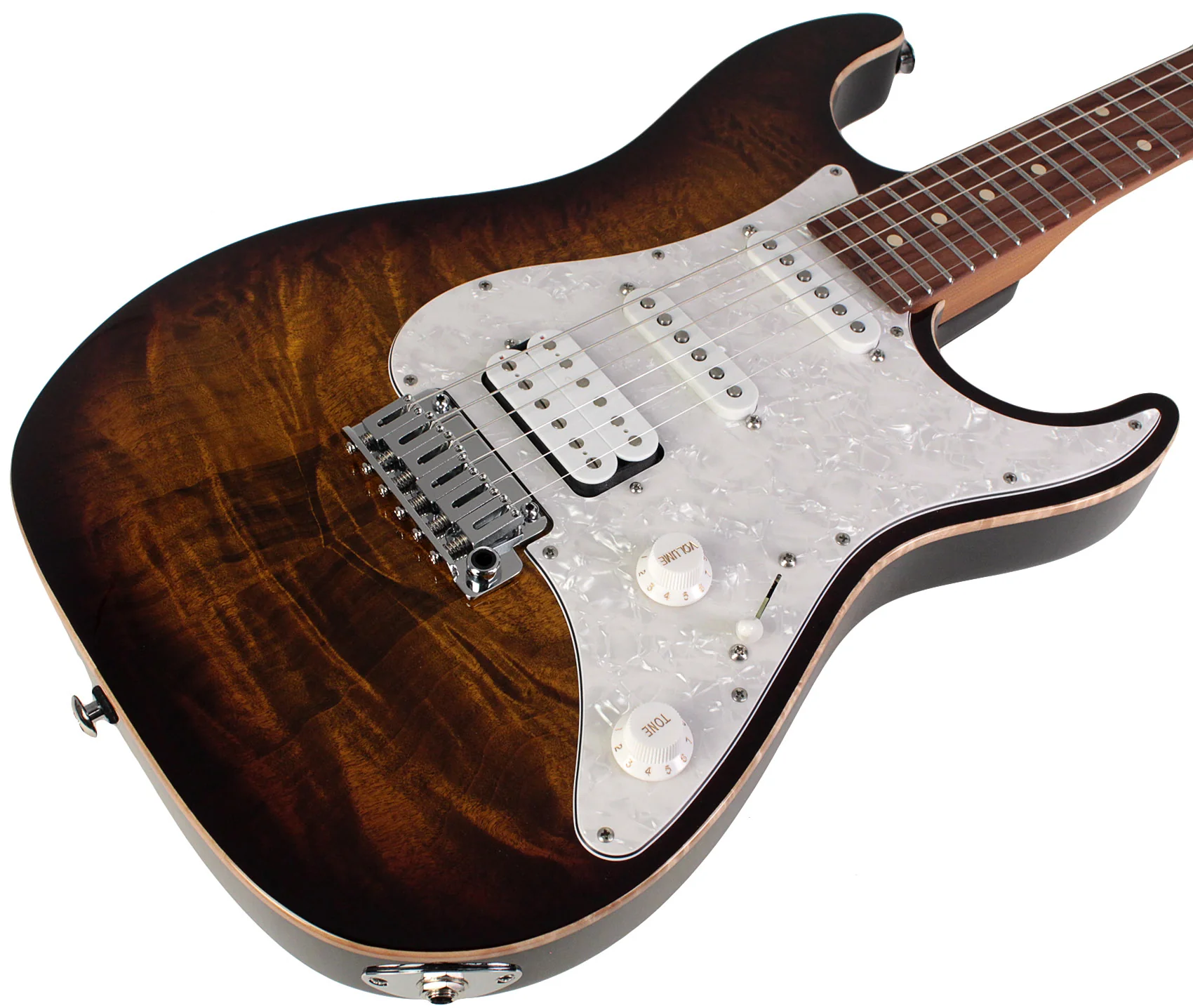 Suhr Standard Plus Guitar, Bengal Burst, Pau Ferro - Image 2