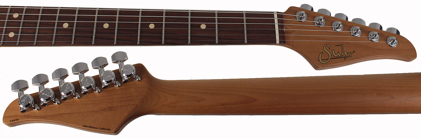 Suhr Standard Plus Guitar, Trans Charcoal Burst, Pau Ferro - Image 8