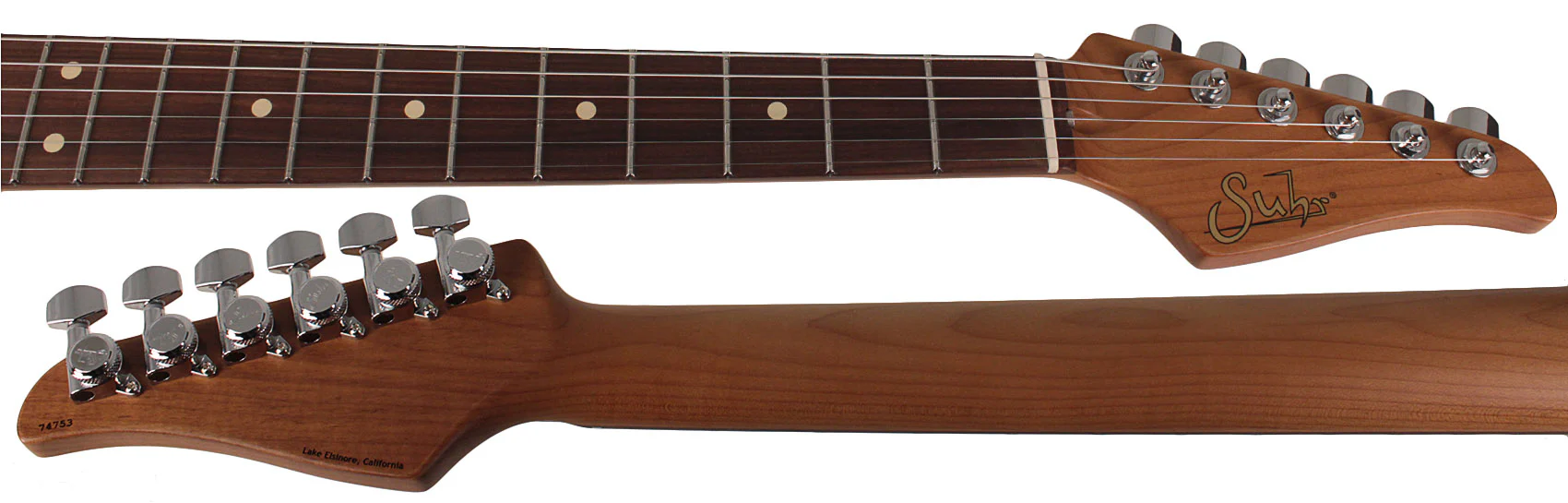 Suhr Standard Plus Guitar, Trans Blue Denim Slate, Pau Ferro - Image 7