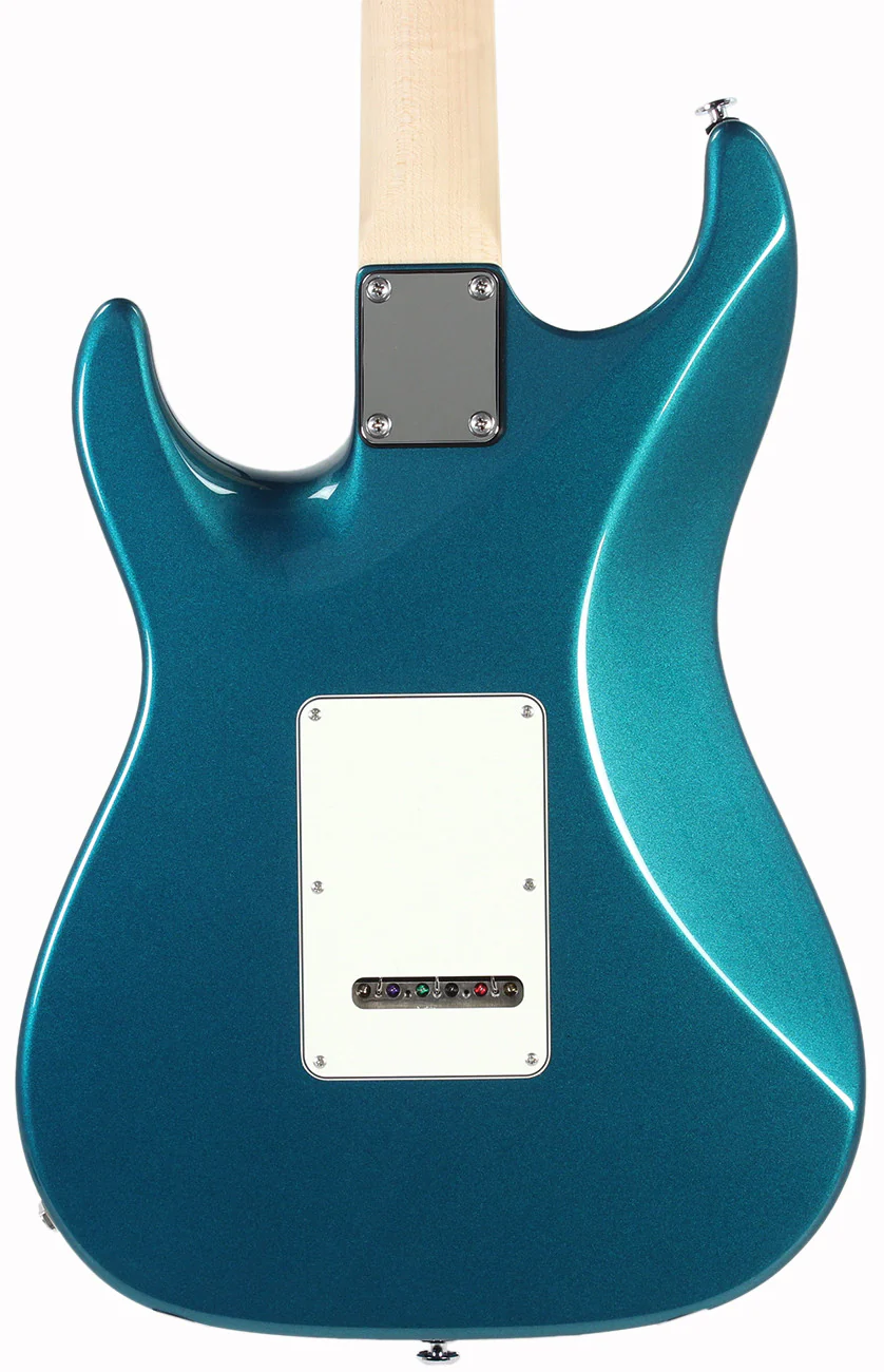 Suhr Standard Guitar, Ocean Turquoise Metallic, Rosewood - Image 3