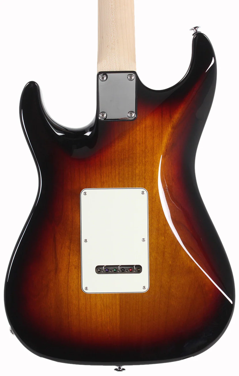 Suhr Throwback Standard Pro Guitar, Three Tone Sunburst, Rosewood - Image 4