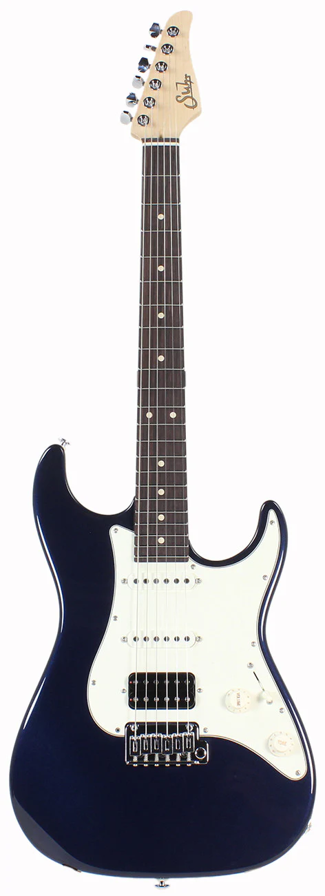 Suhr Throwback Standard Pro Guitar, Mercedes Blue, Rosewood - Image 2