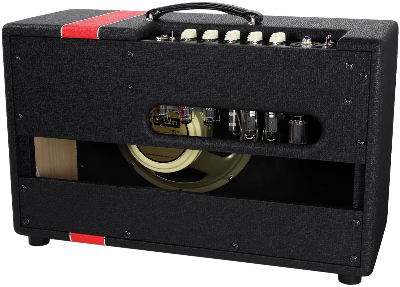 Swart Mod 84 Combo Amp - Black / Red - Image 2