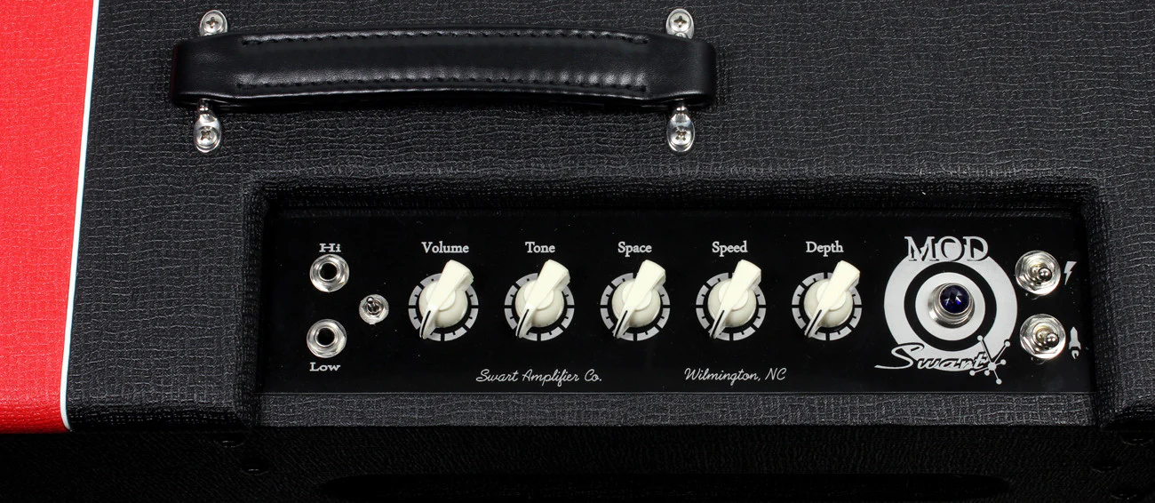 Swart Mod 84 Combo Amp - Black / Red - Image 3