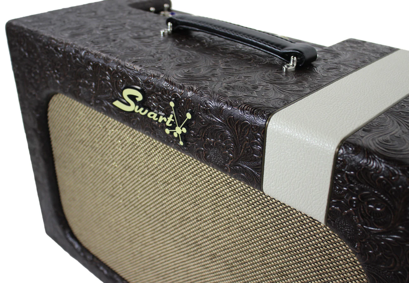 Swart Mod 84 Combo Amp, Cowboy Western, Ivory Stripe - Image 3