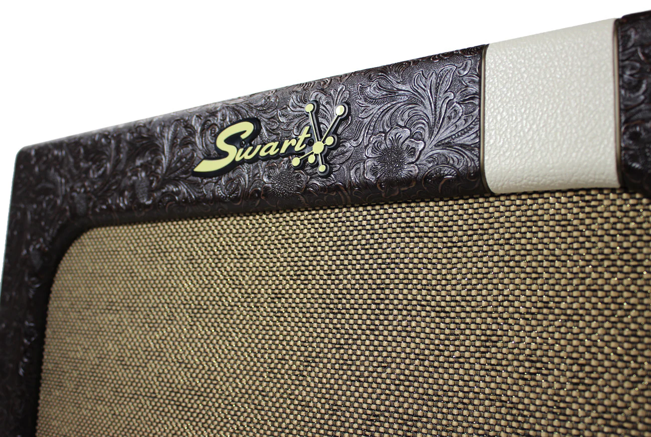 Swart Mod 84 Combo Amp, Cowboy Western, Ivory Stripe - Image 4