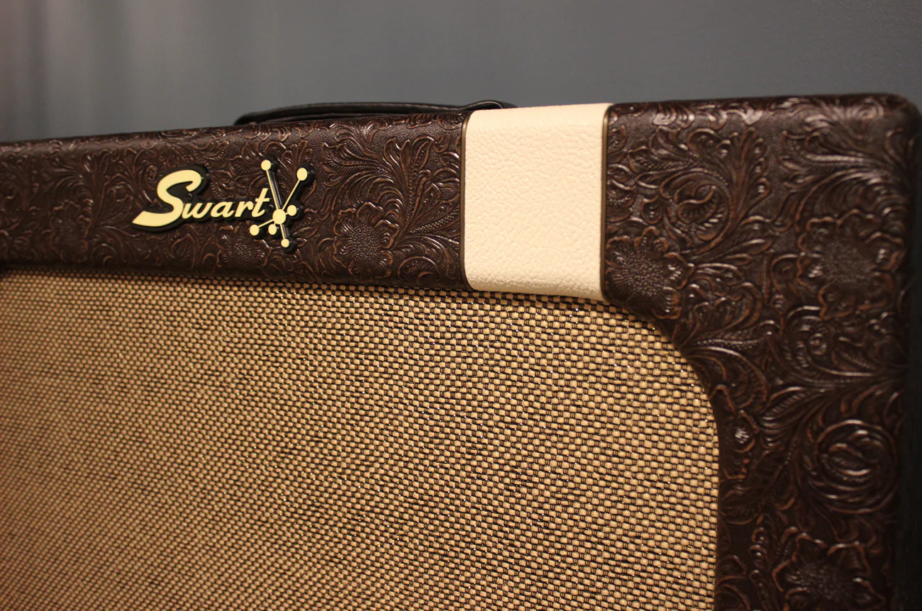 Swart Mod 84 Combo Amp, Cowboy Western, Ivory Stripe - Image 7
