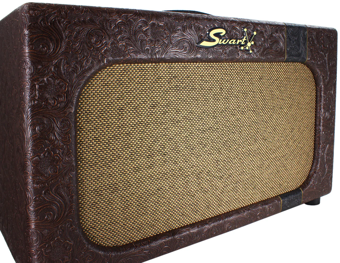 Swart Mod 84 Combo Amp, Brown Western, Black Western Stripe - Image 4
