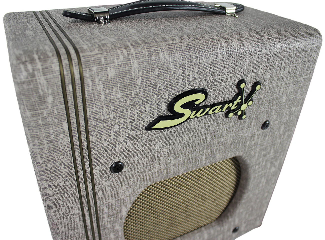 Swart Space Tone 6V6se Amp, Custom Fawn Slub - Image 5