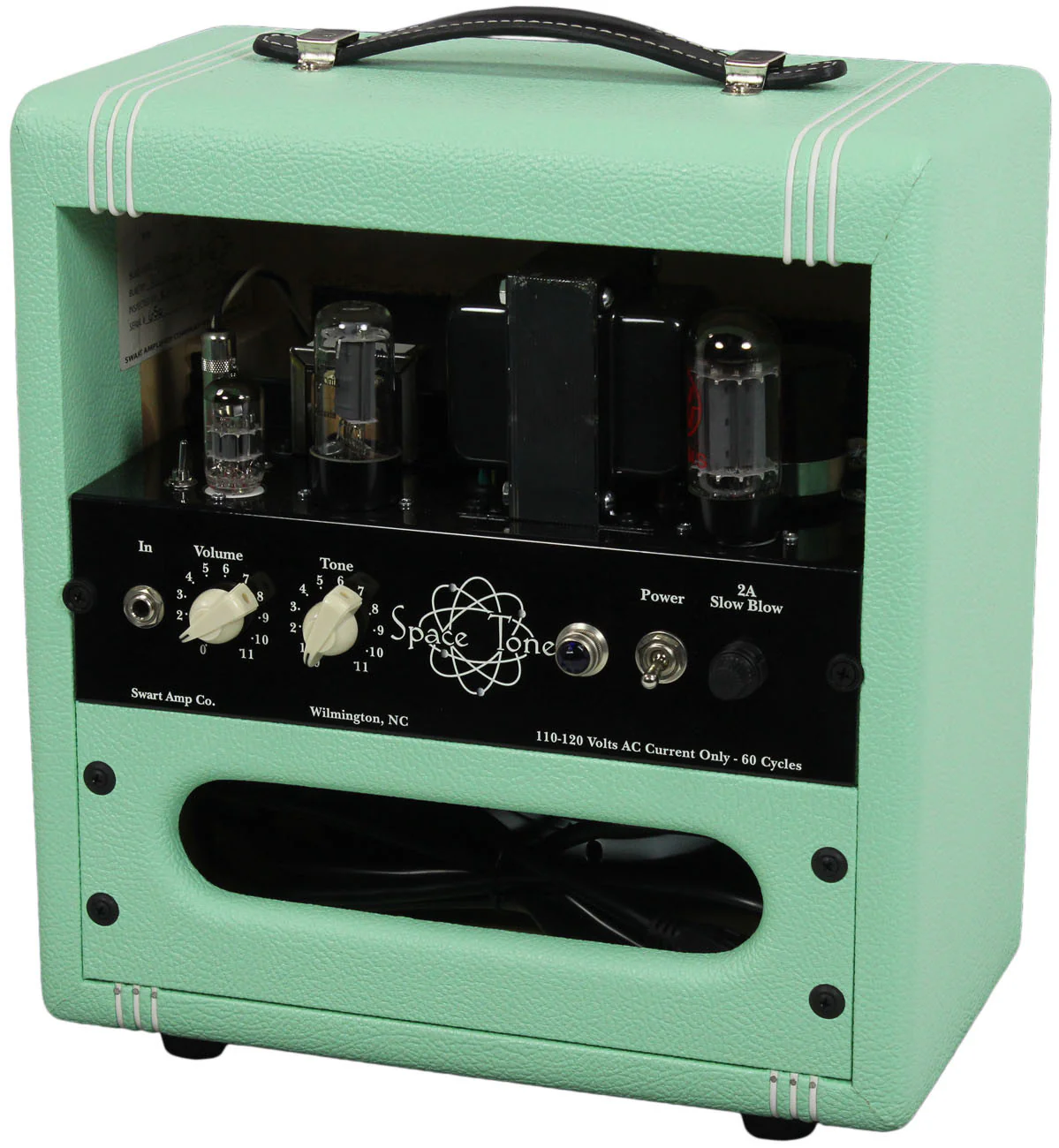 Swart Space Tone 6V6se Amp - Custom Surf Green - Image 3