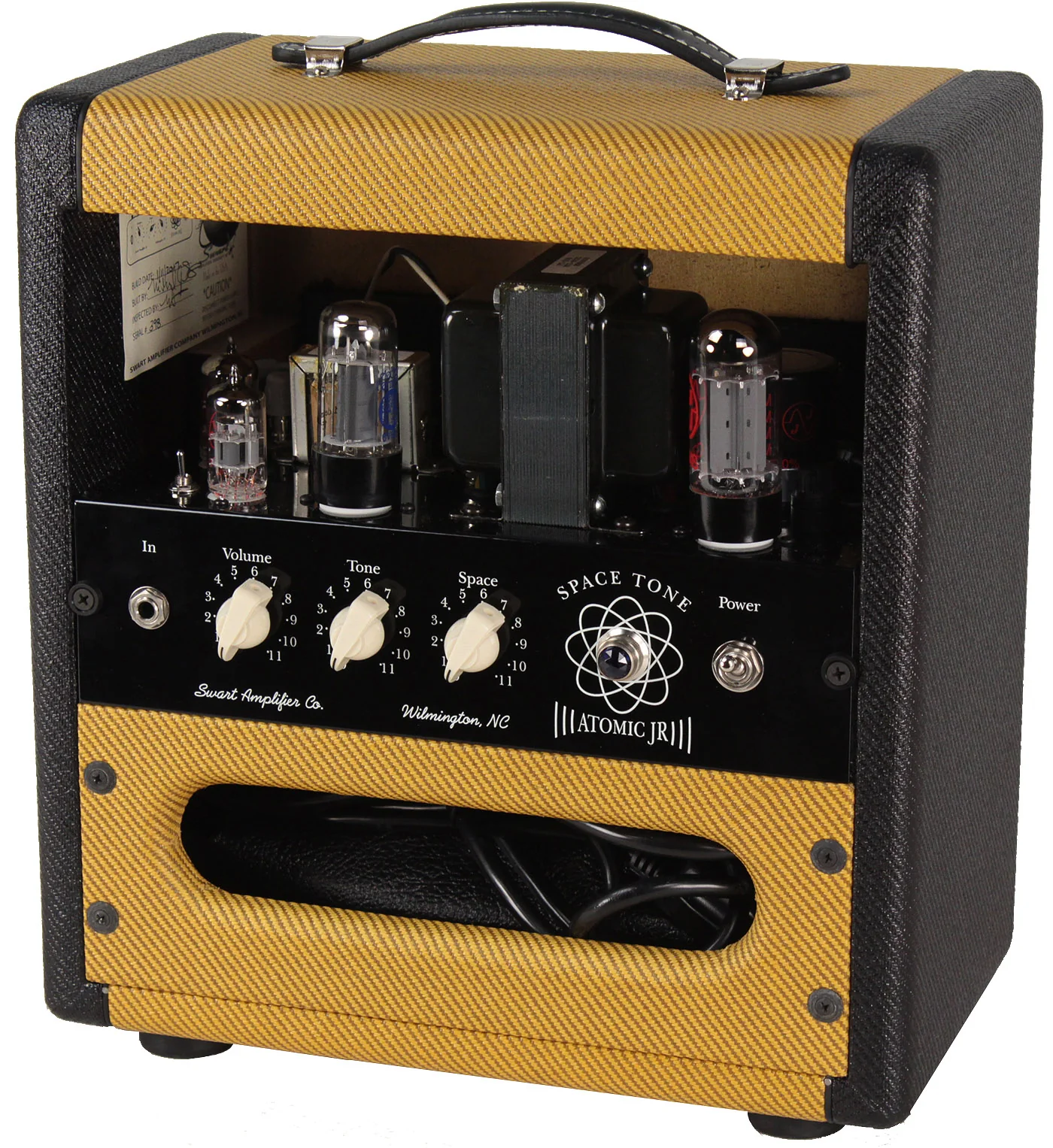 Swart Space Tone Atomic Jr Amp - Square Logo - Image 2