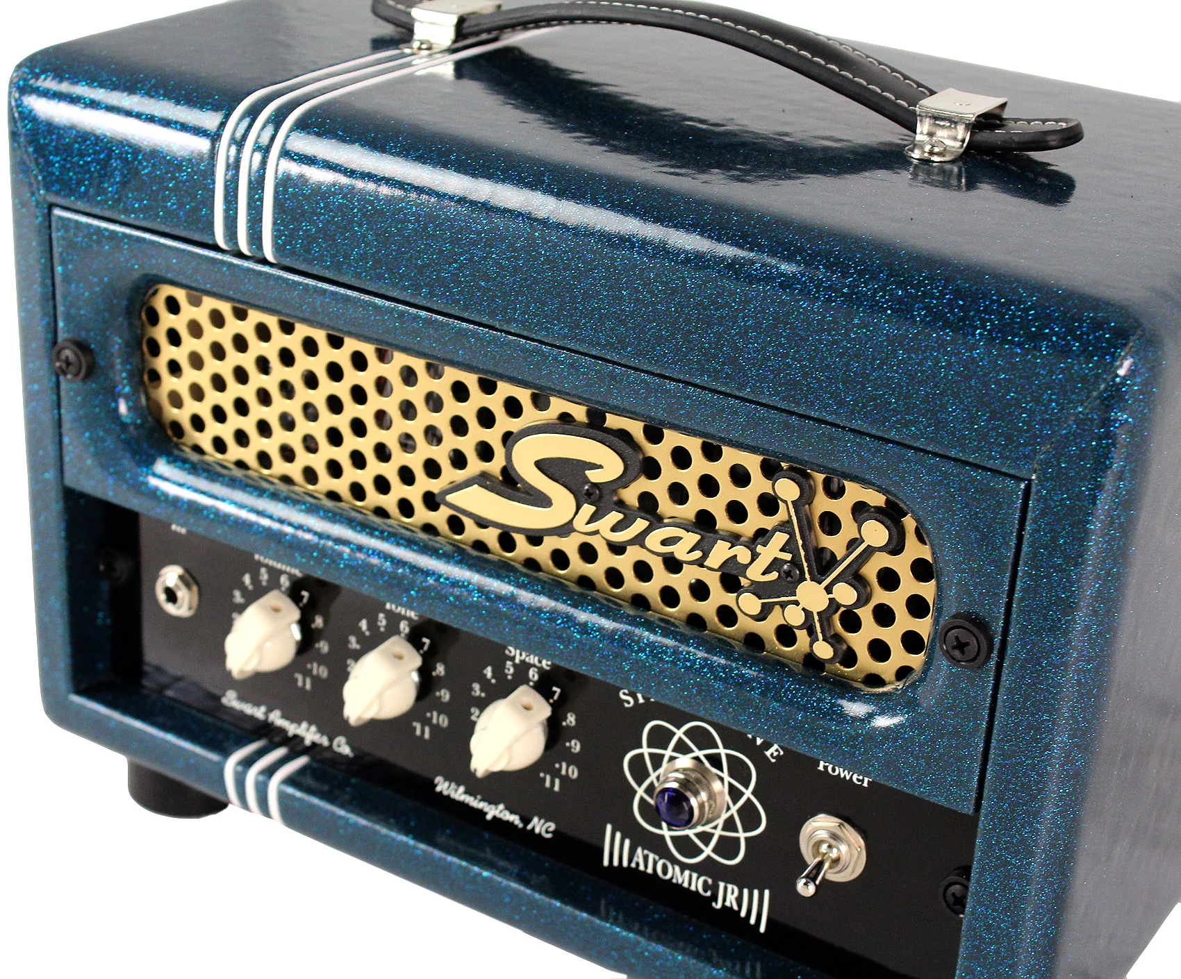 Swart Space Tone Atomic Jr Head, Ocean Sparkle - Image 4