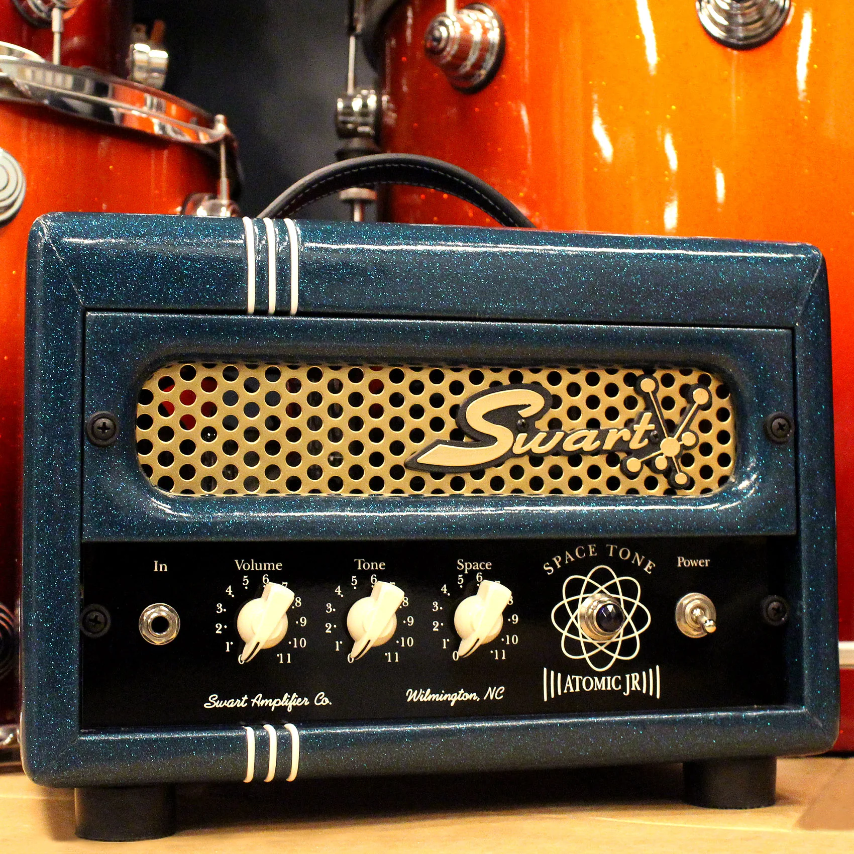 Swart Space Tone Atomic Jr Head, Ocean Sparkle - Image 5