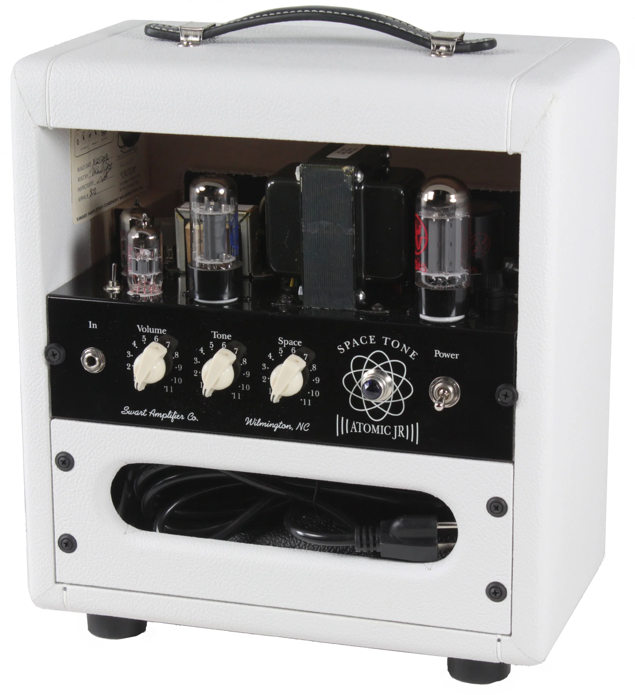 Swart Space Tone Atomic Jr Amp, White - Image 2