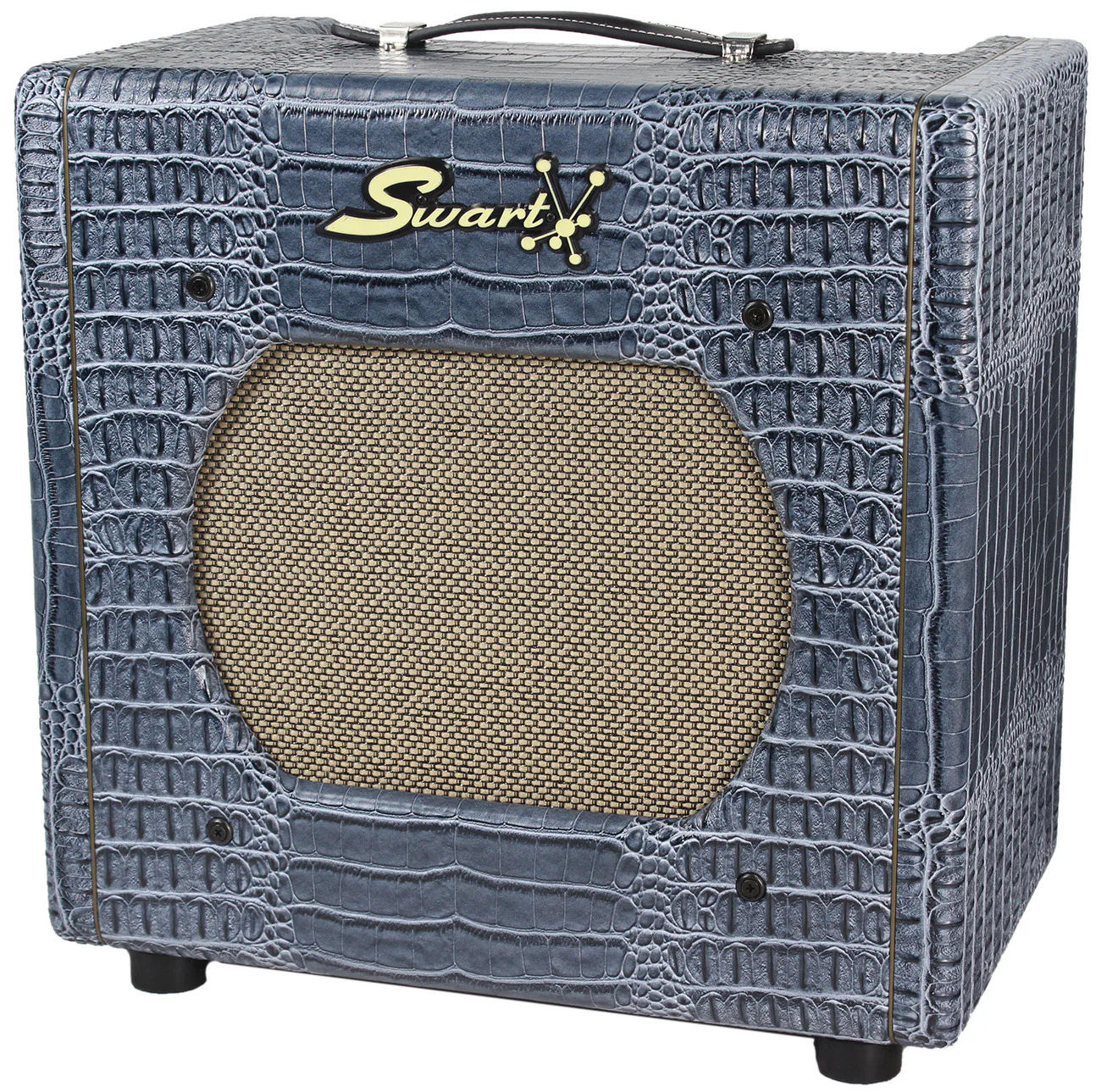 Swart STR-Tremolo 1x12 Combo Amp, Charcoal Blue Croc