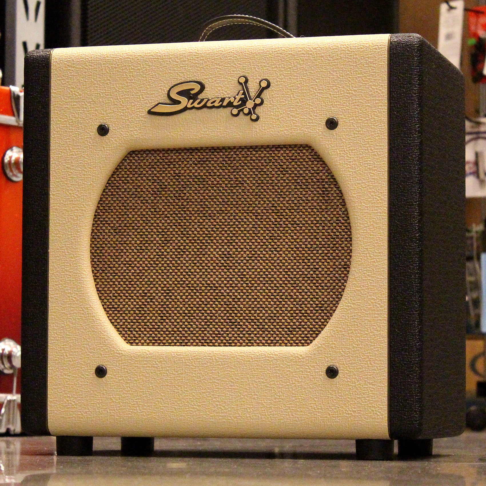 Swart STR-Tremolo 1x12 Combo Amp, Blonde and Black - Image 4
