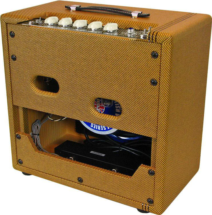 Swart STR-Tremolo 1x12 Combo Amp, Lacquered Tweed - Image 3