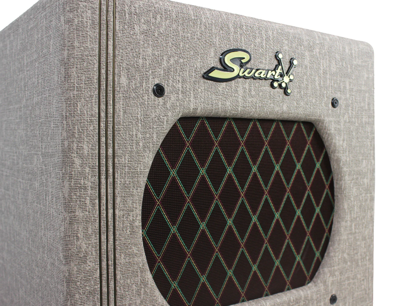 Swart STR-Tweed Amp, Fawn Slub, Brown Diamond Grill - Image 4