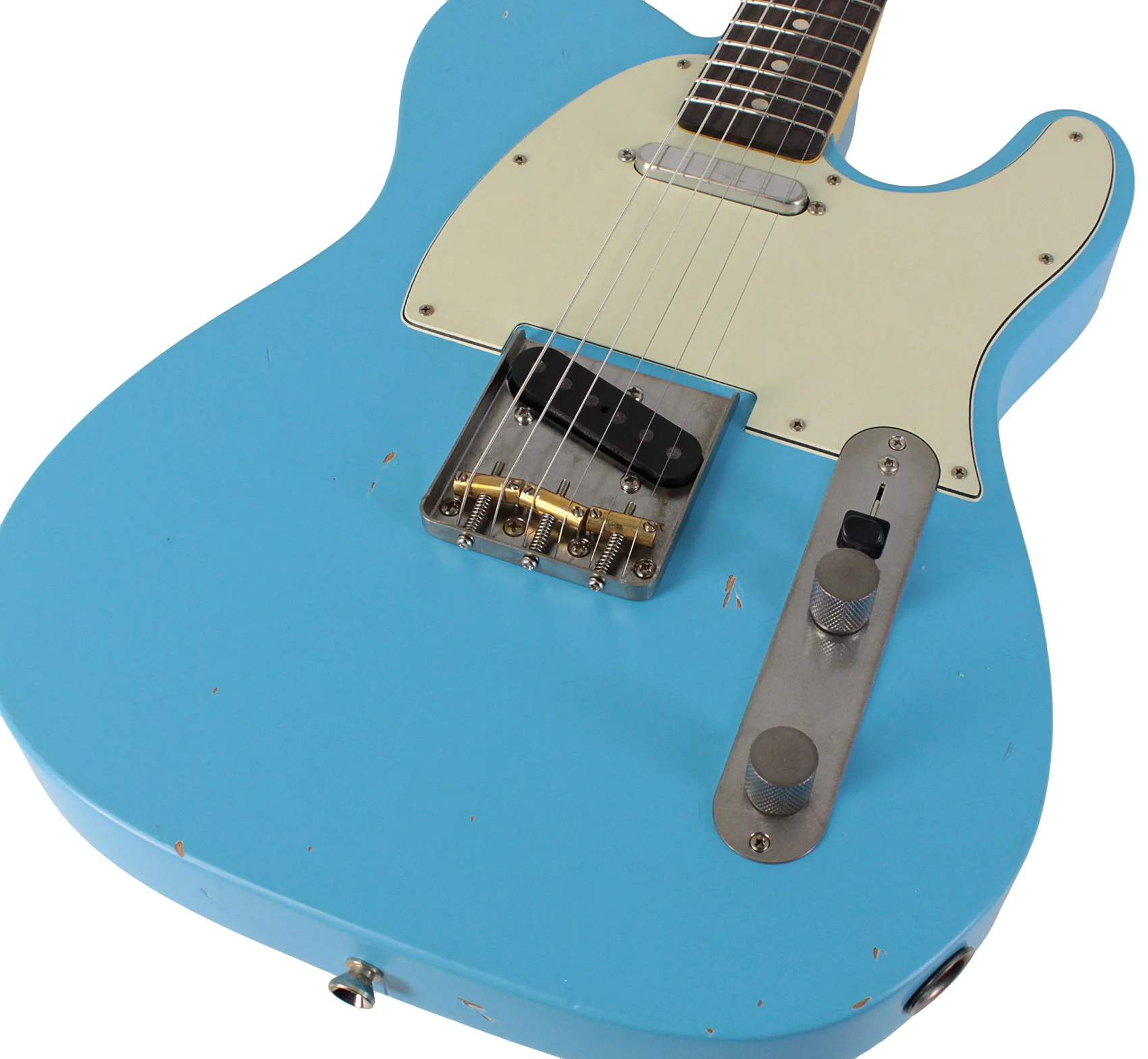 Nash T63 Guitar, Daphne Blue, Light Aging - Image 3