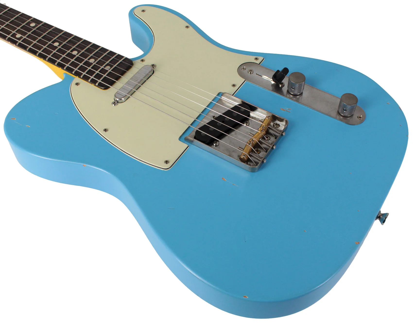 Nash T63 Guitar, Daphne Blue, Light Aging - Image 4