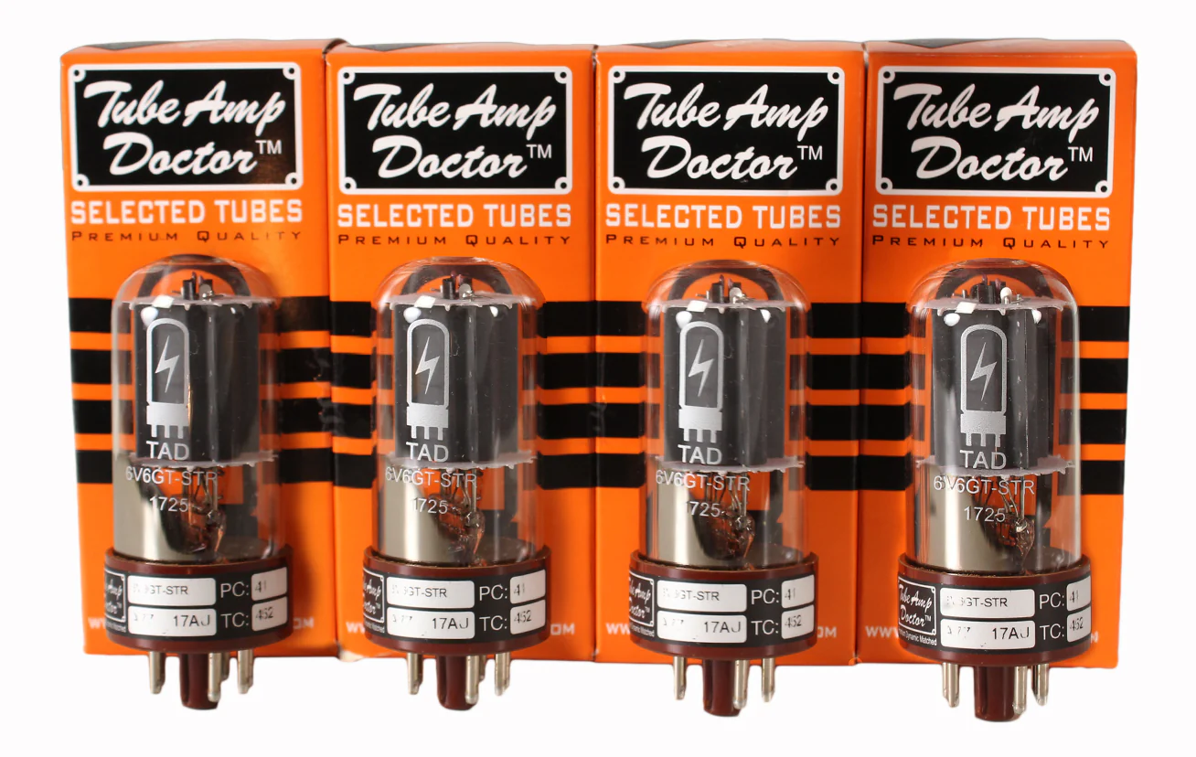 TAD Tube Amp Doctor 6V6GT-STR, Matched Quartet