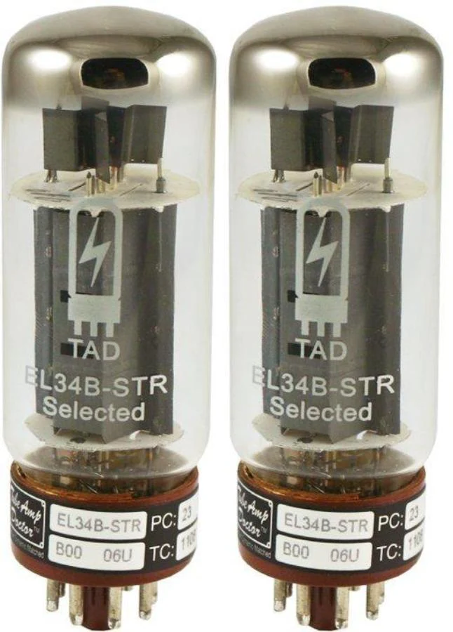 TAD Tube Amp Doctor EL34B-STR, Matched Pair, Premium Selected - Image 2