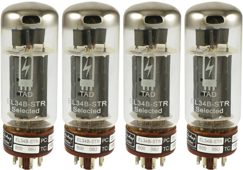 TAD Tube Amp Doctor EL34B-STR, Matched Quartet, Premium Selected - Image 2