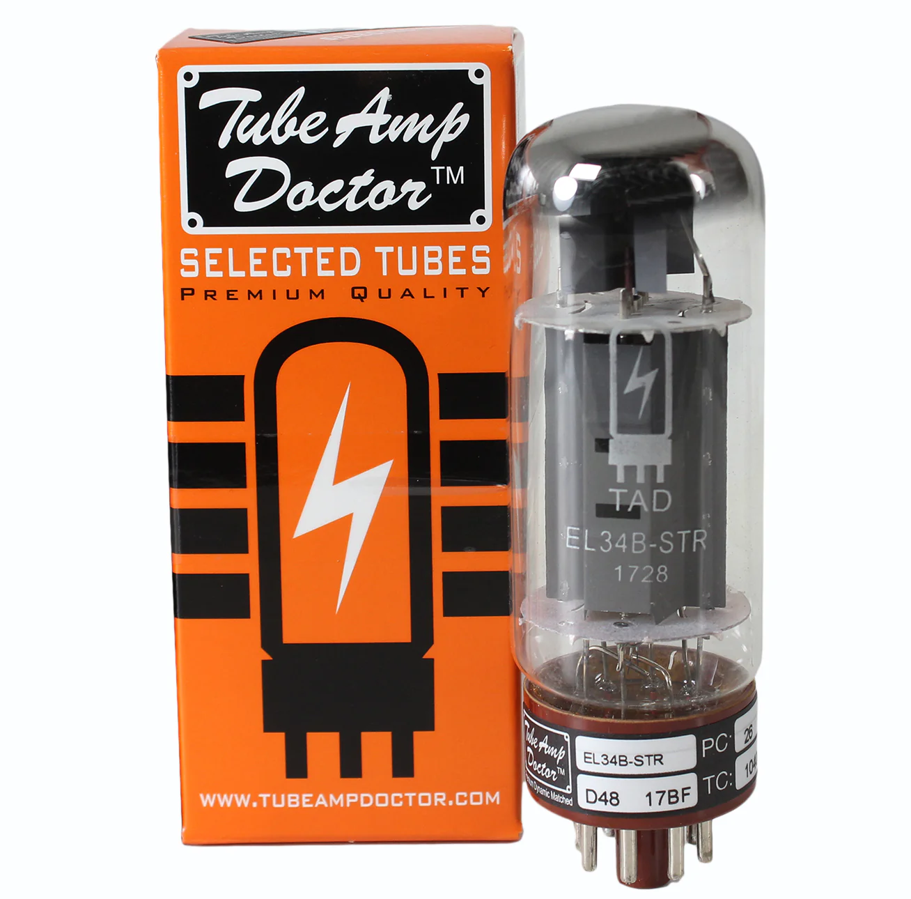 TAD Tube Amp Doctor EL34B-STR, Single, Premium Selected