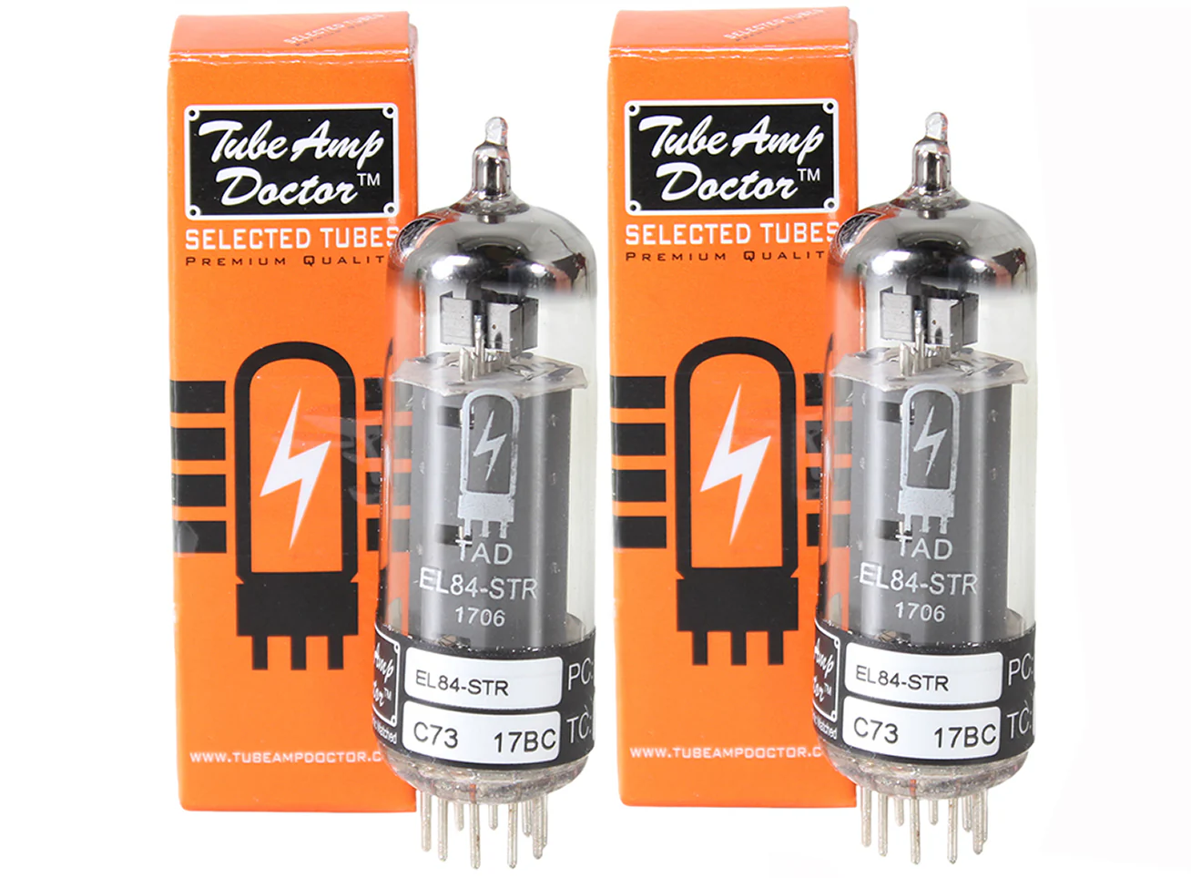 TAD Tube Amp Doctor EL84-STR, Matched Pair, Premium Selected