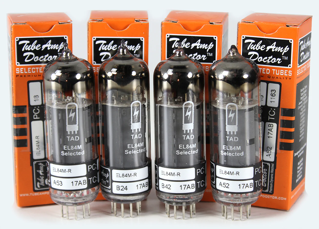 TAD Tube Amp Doctor EL84M, Matched Quartet