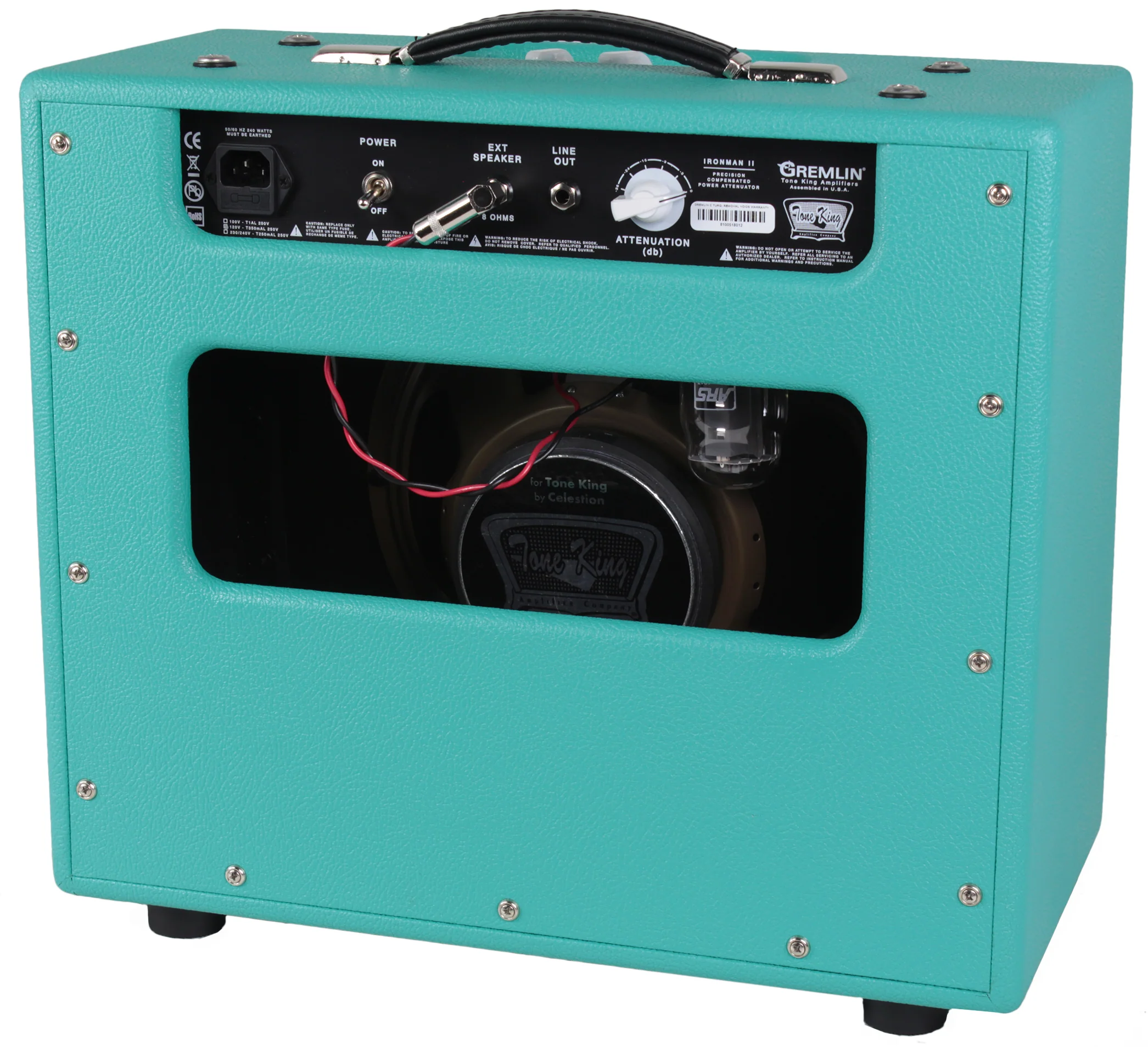 Tone King Gremlin Amplifier in Turquoise - Image 2