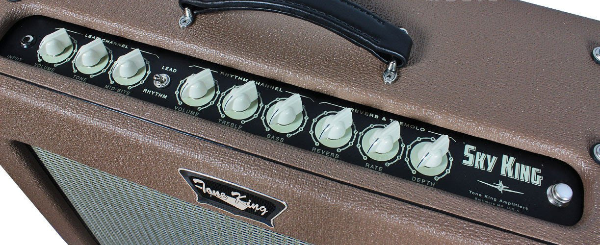 Tone King Sky King Handwired 1x12 Combo Amp - Brown - Image 3