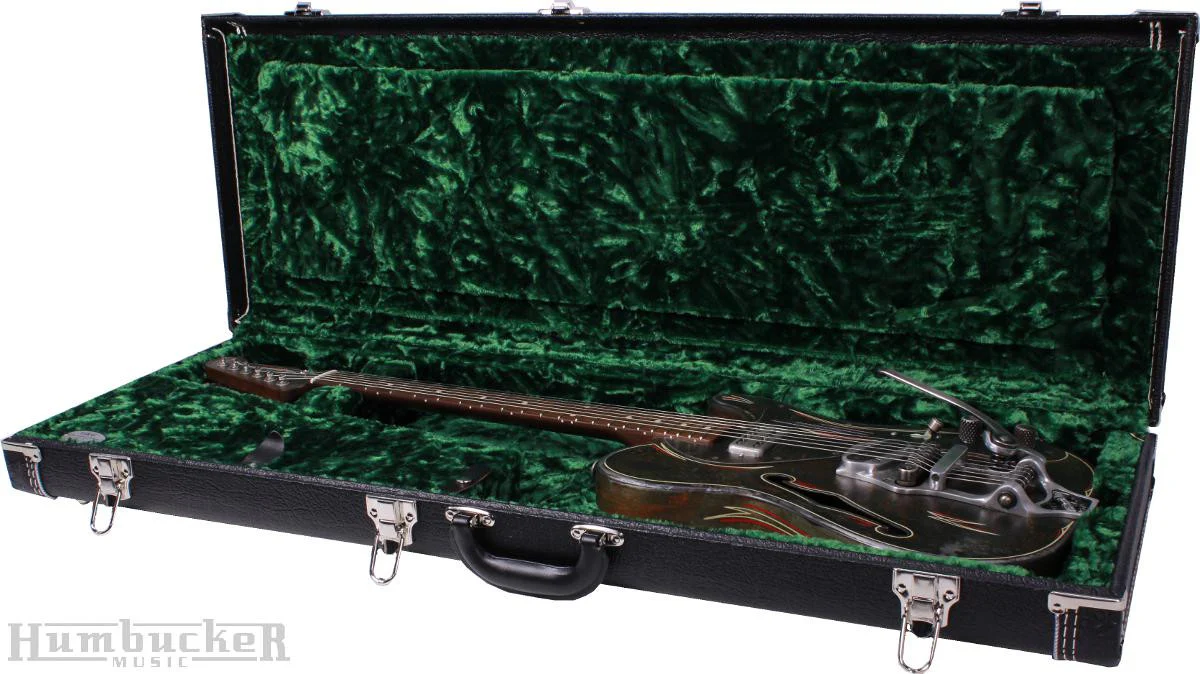 Trussart Deluxe SteelCaster Guitar, Rust O Matic Pinstripe, B16 - Image 7