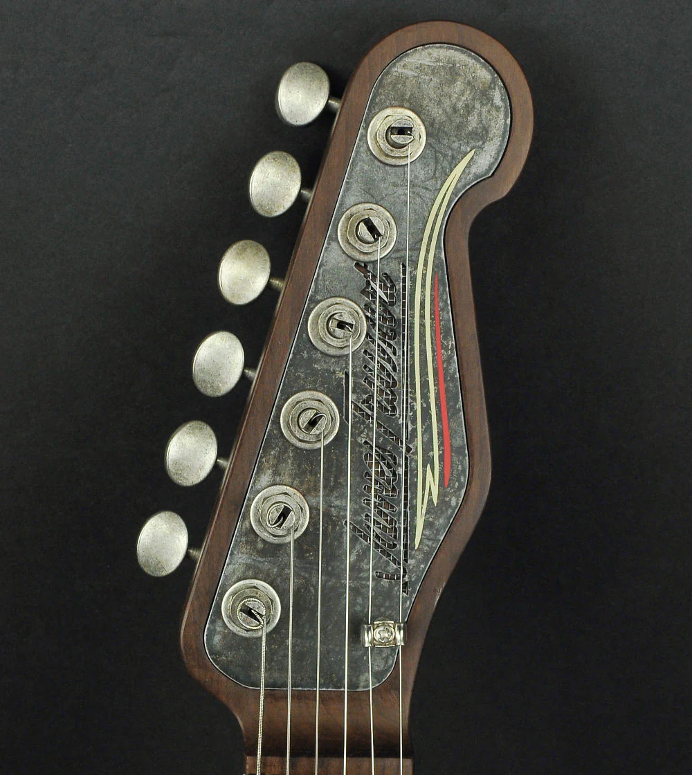 Trussart Deluxe SteelCaster Guitar, Rust O Matic Pinstripe, B16 - Image 9