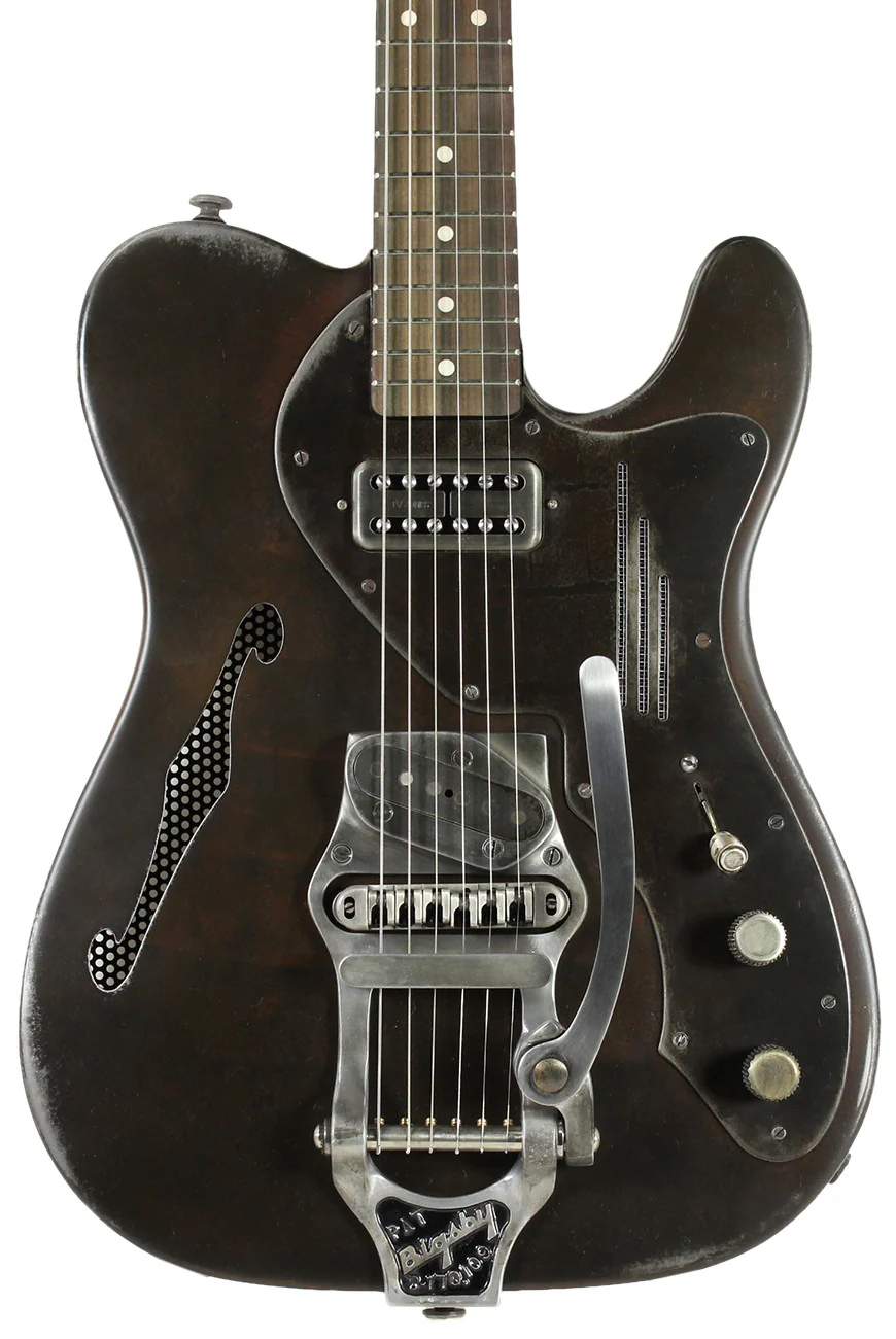 Trussart Deluxe Steelcaster w/ B16 Bigsby and TV Jones - Image 3